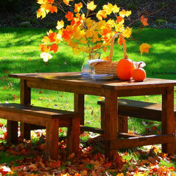 Rustic Farmhouse Dining Room Set - Dining Sets