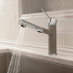 Blanco Alta Compact Pull-Out With Dual Side Spray - Kitchen Faucets