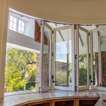 Bi-Fold Kitchen Passthrough Window