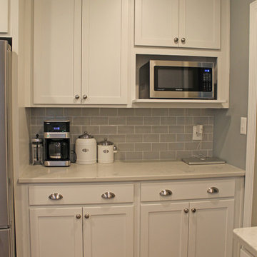 White and Gray Kitchen - Crofton, MD