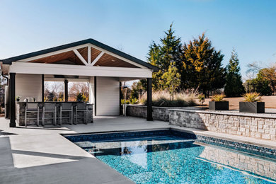 Transitional home design photo in Other