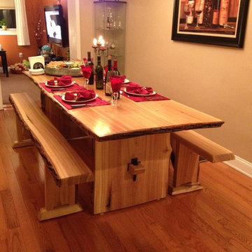 Live-Edge Harvest Table