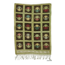 Vintage Turkish Tulu Rug - Area Rugs