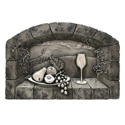 Metal mural for kitchen backsplash - Tile