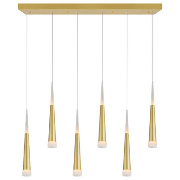 Led Pool Table Light With Satin Gold Finish