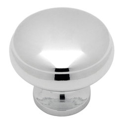 Cosmas - Cosmas 1438CH CH Polished Chrome 1-3/16&rdquo; Diameter Cabinet Knob - Cabinet And Drawer Knobs