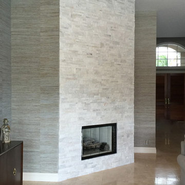 Walls and fireplaces