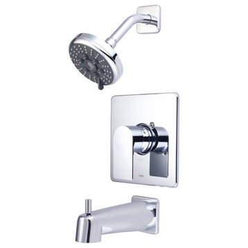 Pioneer Faucets T-23914 i4 Tub and Shower Trim Package - Polished Chrome