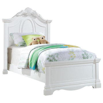 Acme Estrella Youth Twin Panel Bed in White