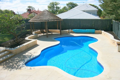 Photo of a transitional pool in Perth.