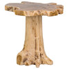 East at Main Grafton Teak Accent Table
