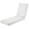 Rectangle Chaise Seat Quilted Lounge Cushion, Chamomile, 72"x21"x3"