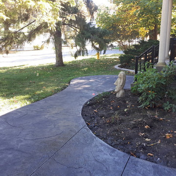 Stamped Concrete walkway