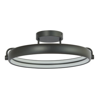 Rave LED Flushmount in Matte Black - Modern - Flush-mount Ceiling ...