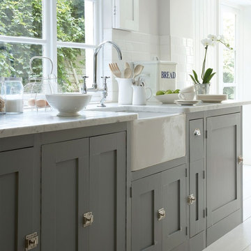 Modern Country Kitchen in Shades of Grey