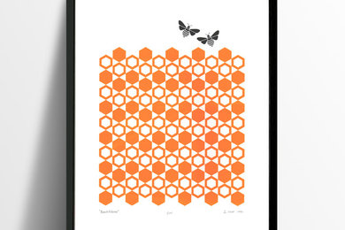 "Bumblebees" Limited Edition Art Print