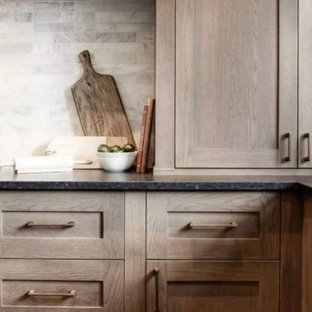 75 Beautiful Kitchen With Light Wood Cabinets And Soapstone