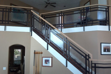 Staircase - contemporary staircase idea in Albuquerque