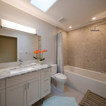 St. Albert Grey Stone Bathroom