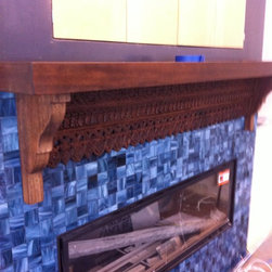 Reclaimed Antique Carving Mantle - Fireplace Mantels
