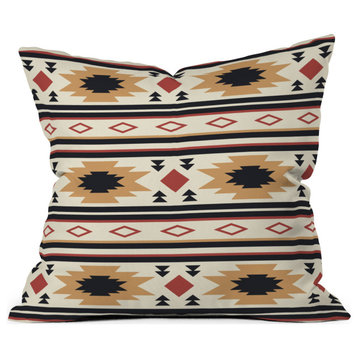 Nick Quintero Western Desert Pattern Throw Pillow