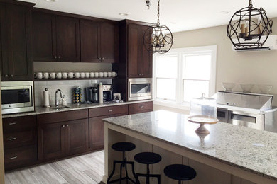 Kitchen - transitional kitchen idea in Other
