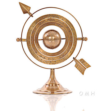 HomeRoots Armillary Brass With Bright Annealed Finish