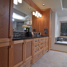 bathroom counters