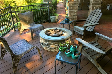 Inspiration for a craftsman deck remodel in Charlotte
