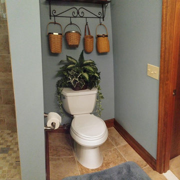 Another elegant bathroom remodel. Thanks to the Smith's for the blank canvas.