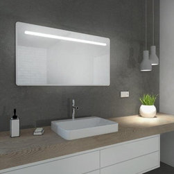Q Line LED Lighted Mirror - Bathroom Mirrors