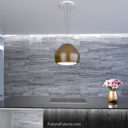 21&Prime; Dome Brass Island Range Hood - Range Hoods And Vents