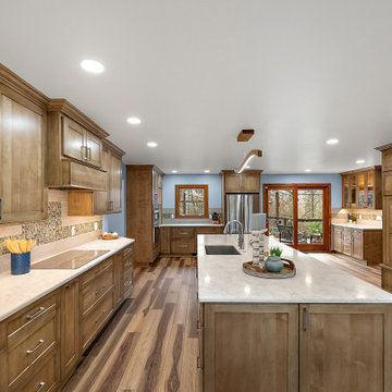 Showplace Framed Maple Pendleton Kitchen in Cashew