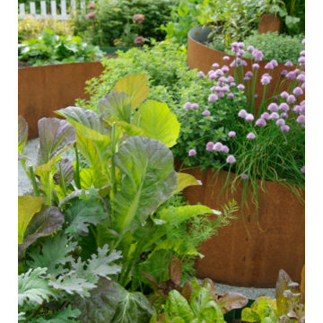 Cor Ten Raised Beds