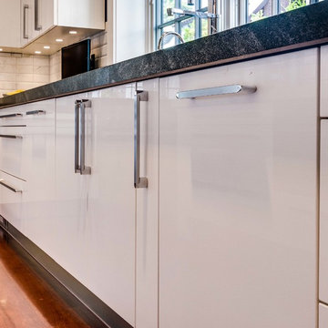 Kitchen and Fireplace, Marble and Granite