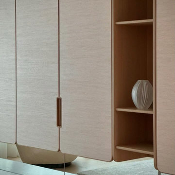Japandi Minimalist Dining Space | Custom Furniture & Millwork