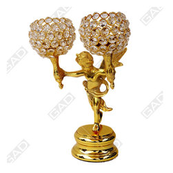 DOUBLE CRYSTAL BALL - Candles & Candle Holders