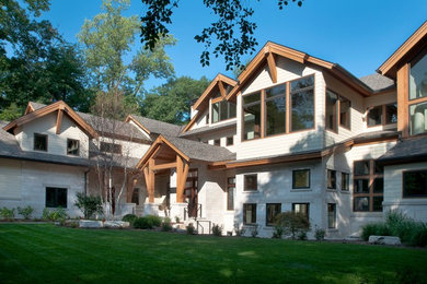 Traditional exterior home idea in Grand Rapids