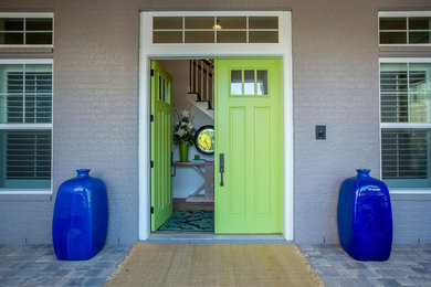 This is an example of a beach style entryway in Jacksonville.