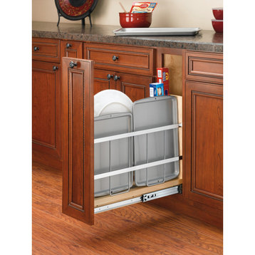 Wood Bakeware Pull Out Organizer With BB Soft Close, 8"