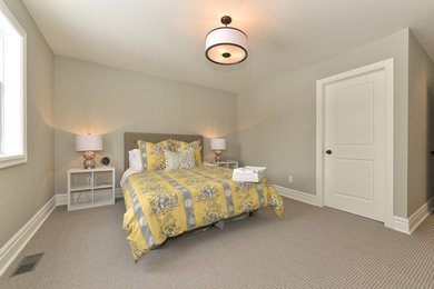 Inspiration for a contemporary bedroom remodel in Toronto