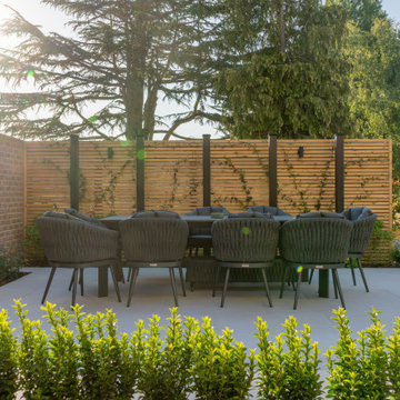 A garden made for entertaining in Mill Hill, London