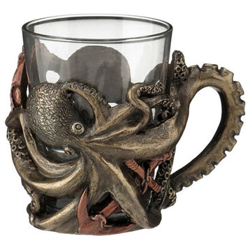 Steampunk Octopus Shot Glass With Handle