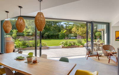 Houzz Tour: A Clever Angled Extension Opens Up a 1980s House