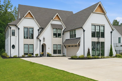 Transitional exterior home idea in Birmingham