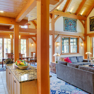 Custom Home - Arts & Crafts style timber frame