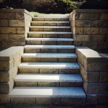 North Andover MA retaining wall