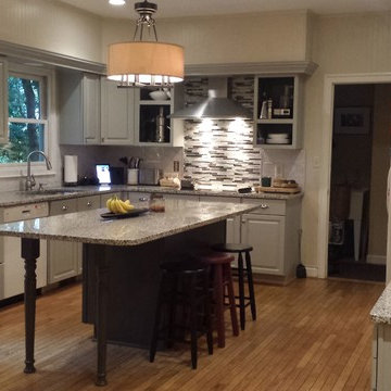 Kitchen Cabinet Modification and Painting