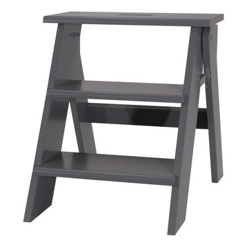 Adelaide Charcoal Grey Step Stool