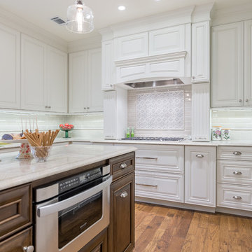 Kitchen Cooking Area and Island After